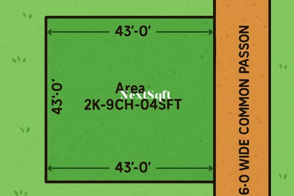 1845 sqft 2Katha+ plot sale on 16 ft width road under BMC Kolkata vip road area 