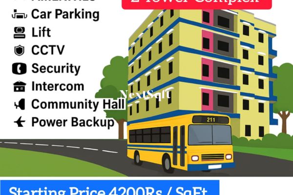 New Flat Sale Residential Complex at Rajarhat Chowmatha