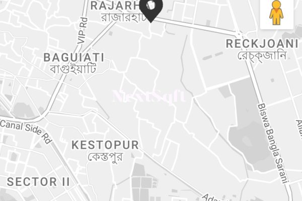 Furnished 1bhk flat rent at Newtown near CC2 shopping mall with bed ac freeze