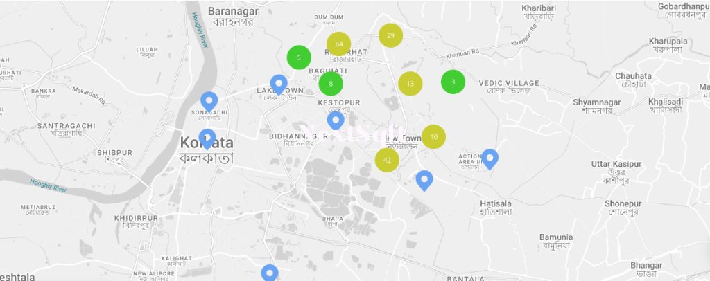 Kolkata Property Advertising Map Listings